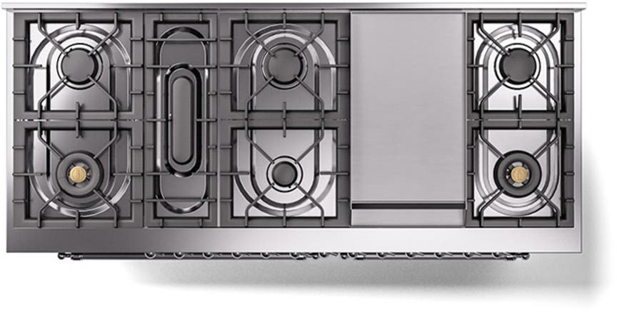 Ilve UN60FNMPBUCLP Burgundy With Chrome Knobs, Liquid Propane