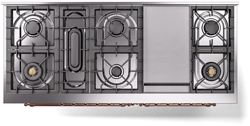 Ilve UN60FNMPWHP White With Copper Knobs, Natural Gas