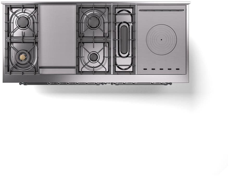 Ilve UN60FSQNMPBGCLP Blue Grey With Chrome Knobs, Liquid Propane