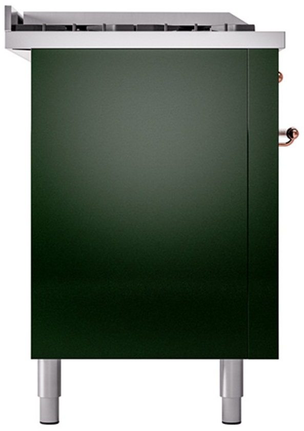Ilve UN60FSQNMPEGPLP Emerald Green With Copper Knobs, Liquid Propane