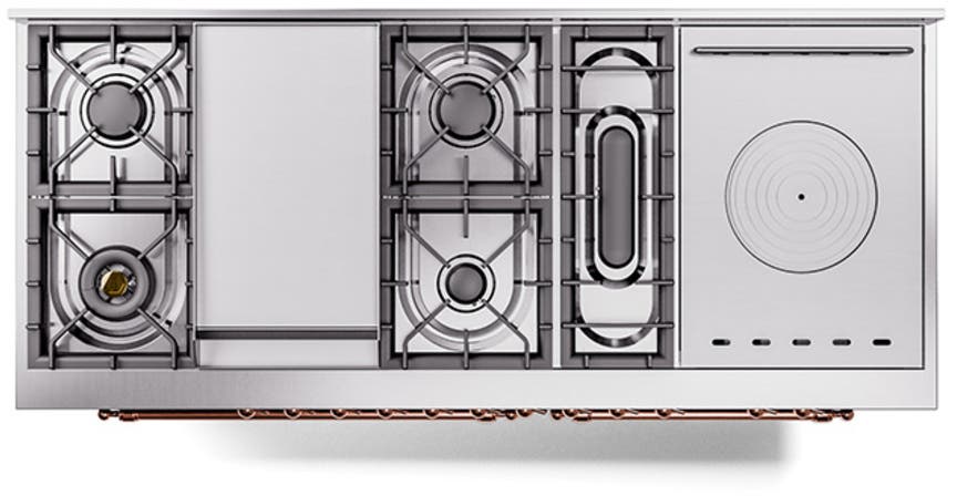 Ilve UN60FSQNMPMBP Midnight Blue With Copper Knobs, Natural Gas