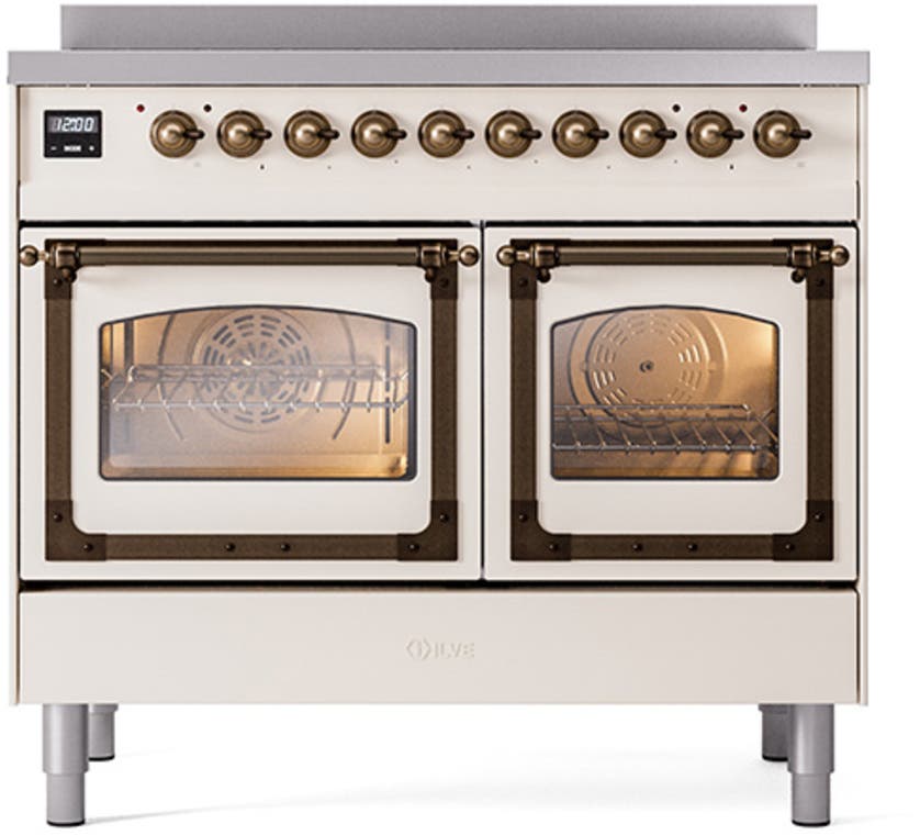 Ilve UNDI406NMPAWB Antique White With Bronze Knobs