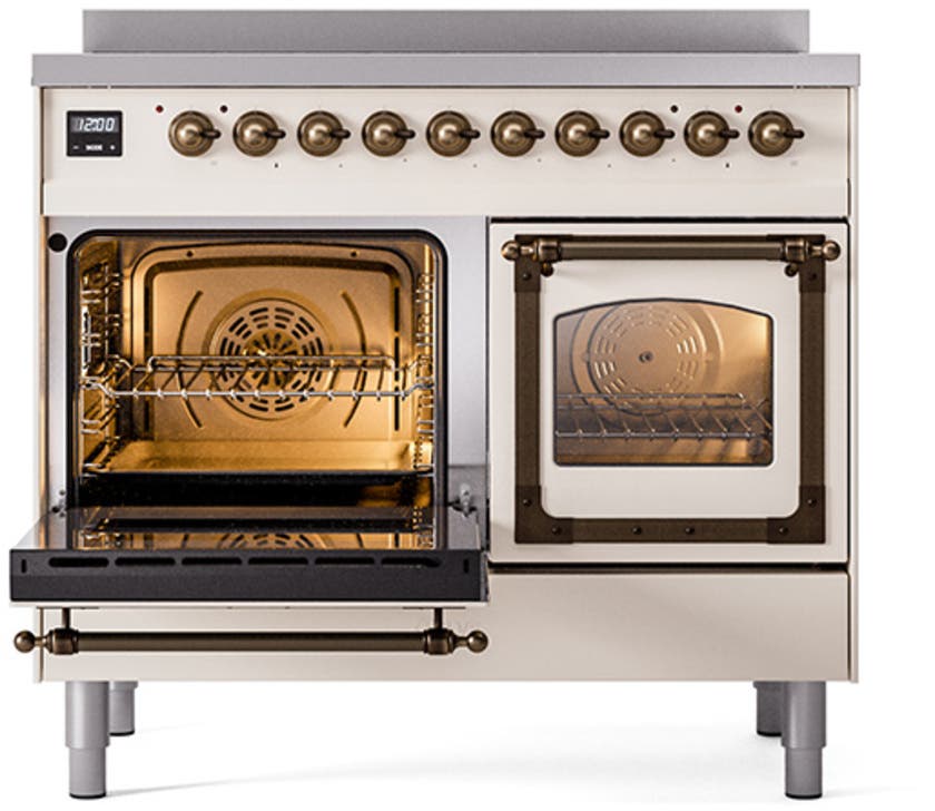 Ilve UNDI406NMPAWB Antique White With Bronze Knobs