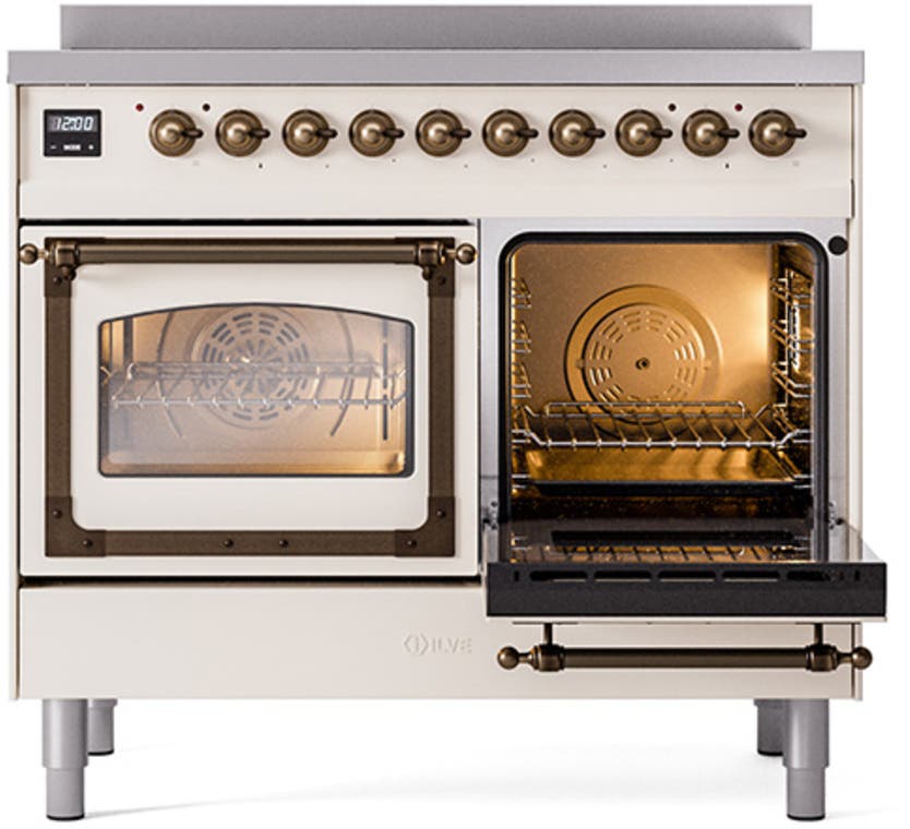Ilve UNDI406NMPAWB Antique White With Bronze Knobs