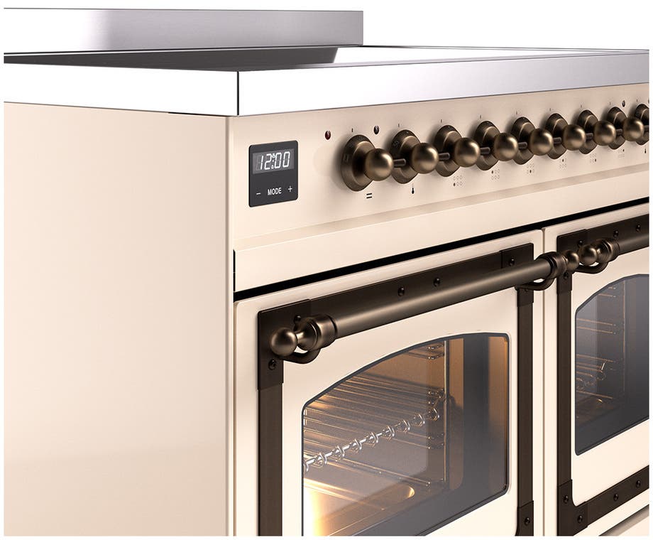 Ilve UNDI406NMPAWB Antique White With Bronze Knobs