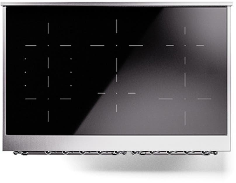 Ilve UNDI406NMPBGC Blue Grey With Chrome Knobs