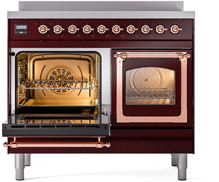 Ilve UNDI406NMPBUP Emerald Green With Copper Knobs