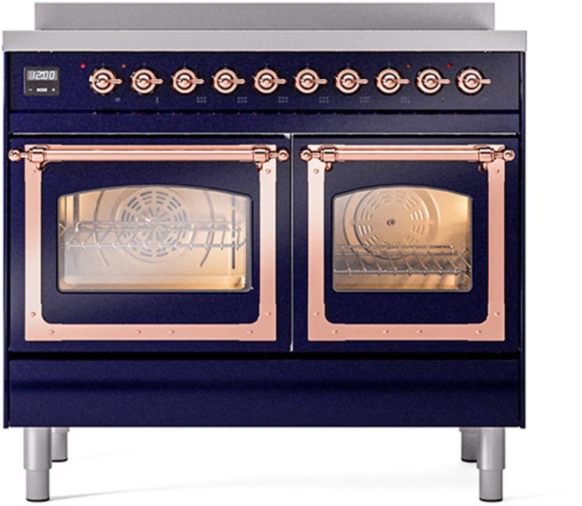 Ilve UNDI406NMPMBP Graphite Matte With Copper Knobs