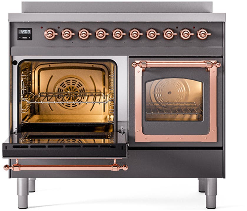 Ilve UNDI406NMPMGP Midnight Blue With Copper Knobs