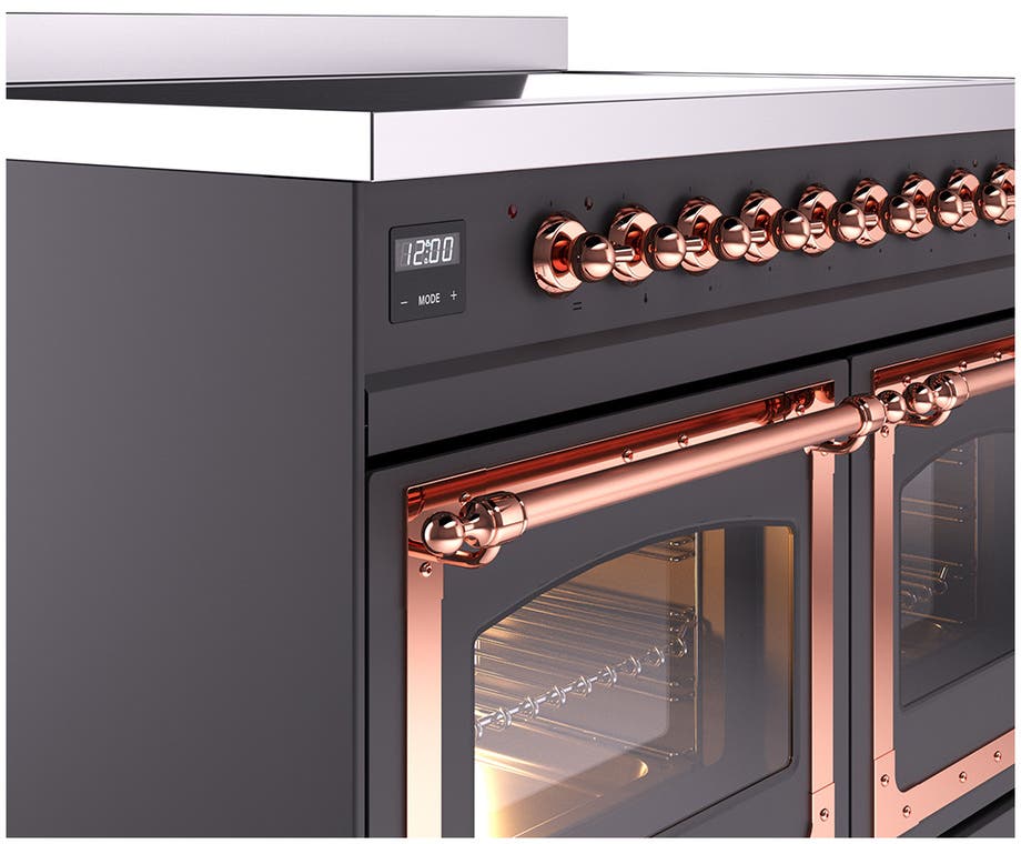 Ilve UNDI406NMPMGP Midnight Blue With Copper Knobs