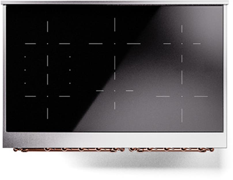 Ilve UNDI406NMPMGP Midnight Blue With Copper Knobs