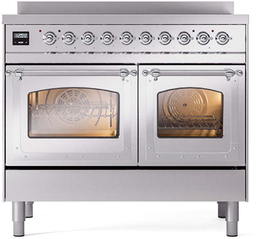 Ilve UNDI406NMPSSC Stainless Steel With Chrome Knobs