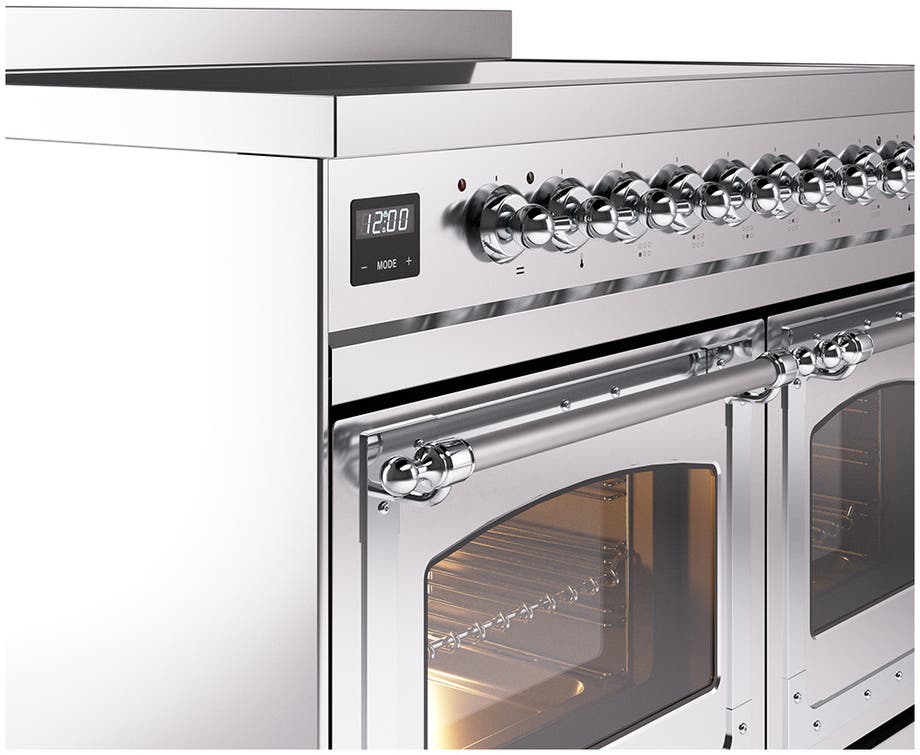 Ilve UNDI406NMPSSC Stainless Steel With Chrome Knobs