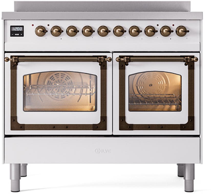 Ilve UNDI406NMPWHB White With Bronze Knobs