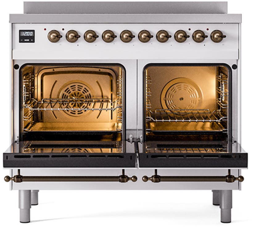 Ilve UNDI406NMPWHB White With Bronze Knobs