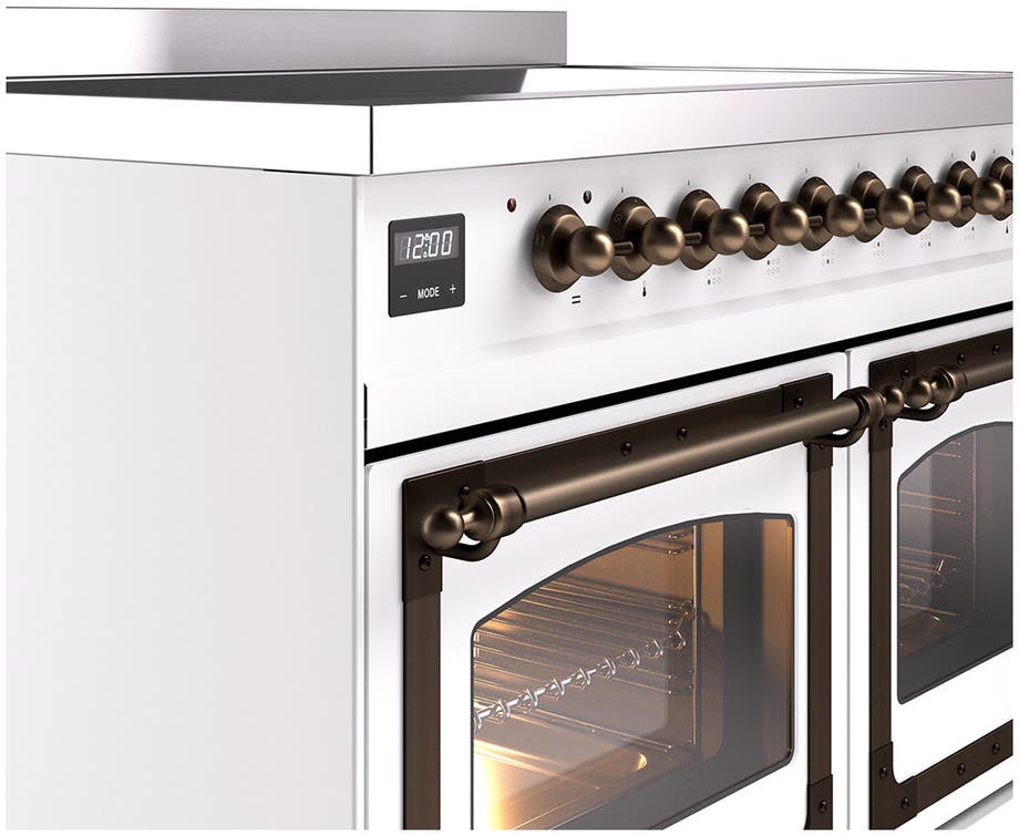 Ilve UNDI406NMPWHB White With Bronze Knobs