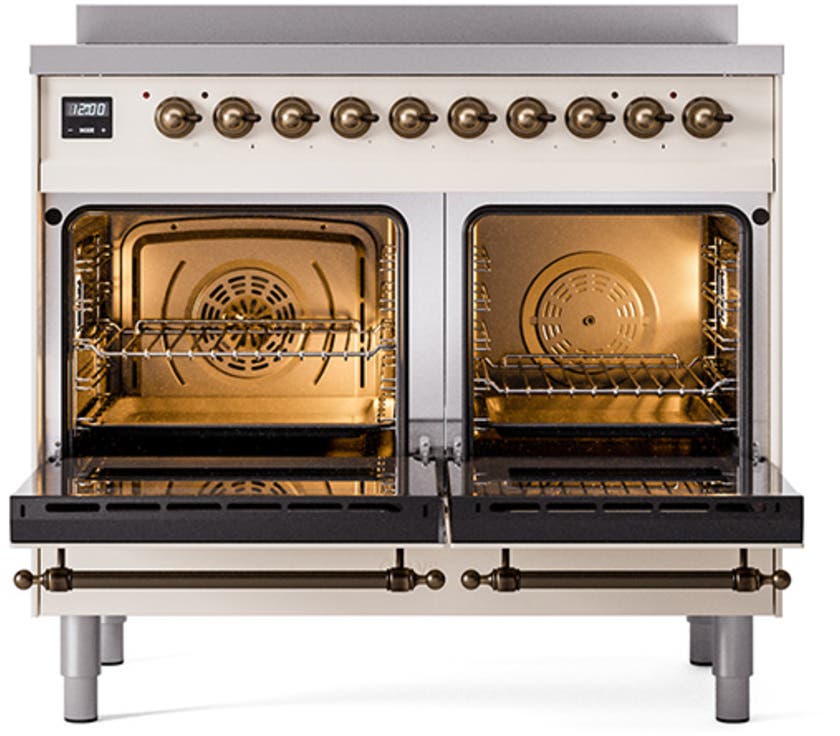 Ilve UNDI406QNMPAWB Antique White With Bronze Knobs
