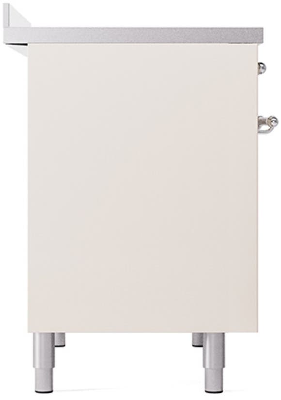 Ilve UNDI406QNMPAWC Antique White With Chrome Knobs