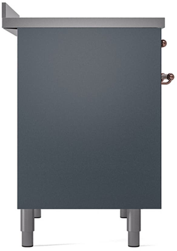 Ilve UNDI406QNMPBGP Blue Grey With Copper Knobs