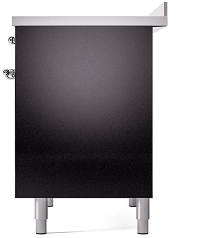 Ilve UNDI406QNMPBKC Burgundy With Chrome Knobs