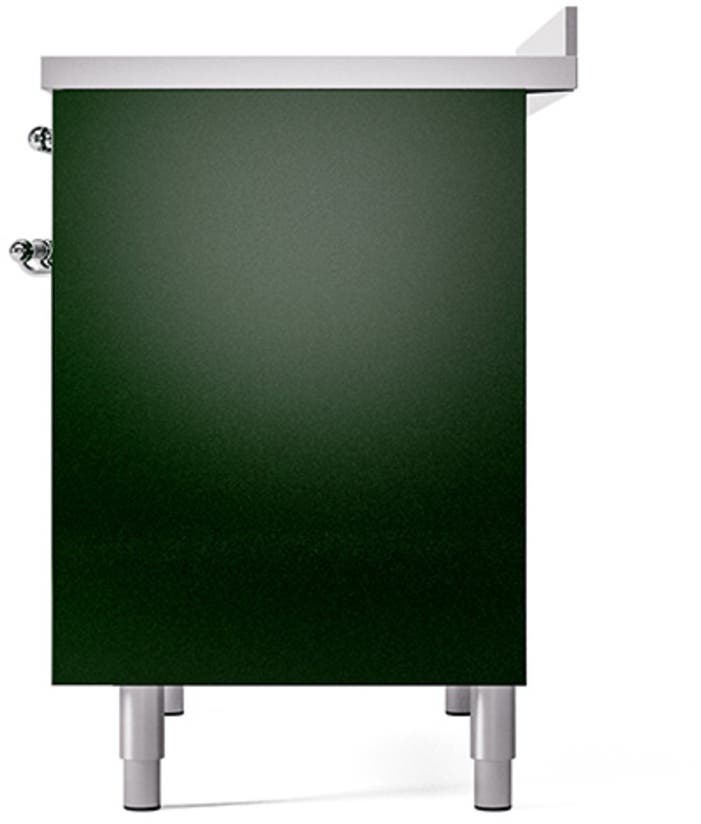 Ilve UNDI406QNMPEGC Glossy Black With Chrome Knobs