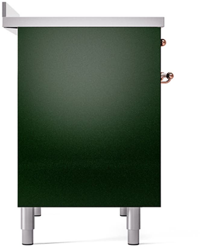 Ilve UNDI406QNMPEGP Glossy Black With Copper Knobs