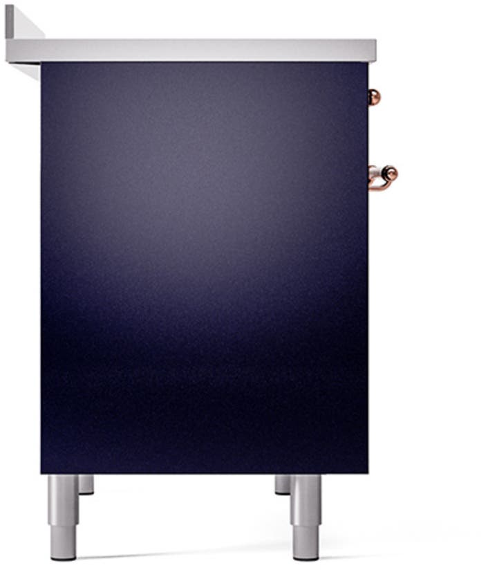 Ilve UNDI406QNMPMBP Graphite Matte With Copper Knobs