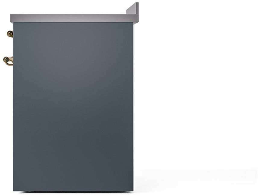 Ilve UNI304QNMPBGG Blue Grey With Brass Knobs