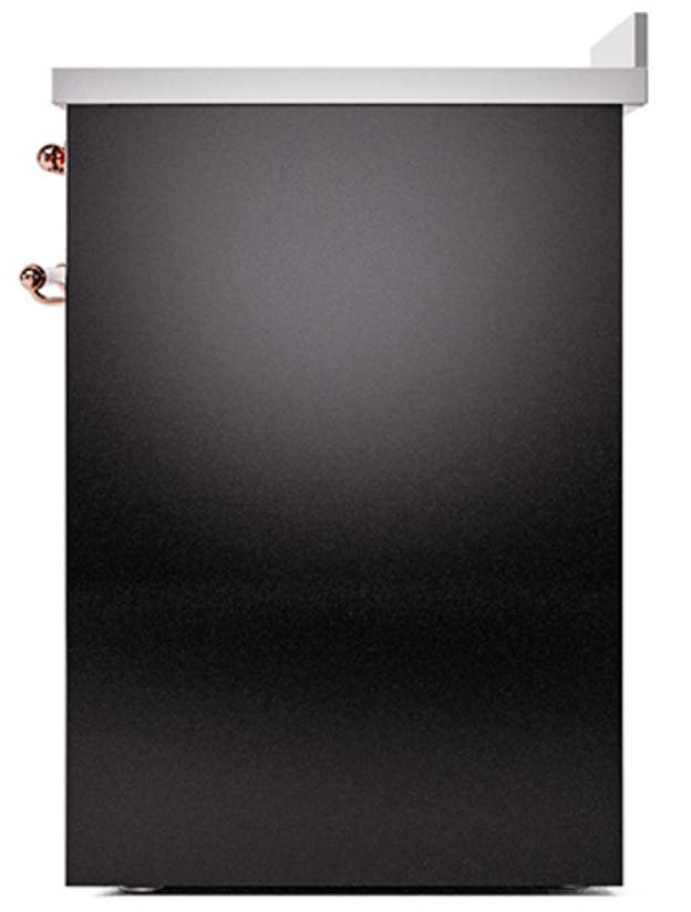 Ilve UNI304QNMPBKP Glossy Black With Copper Knobs