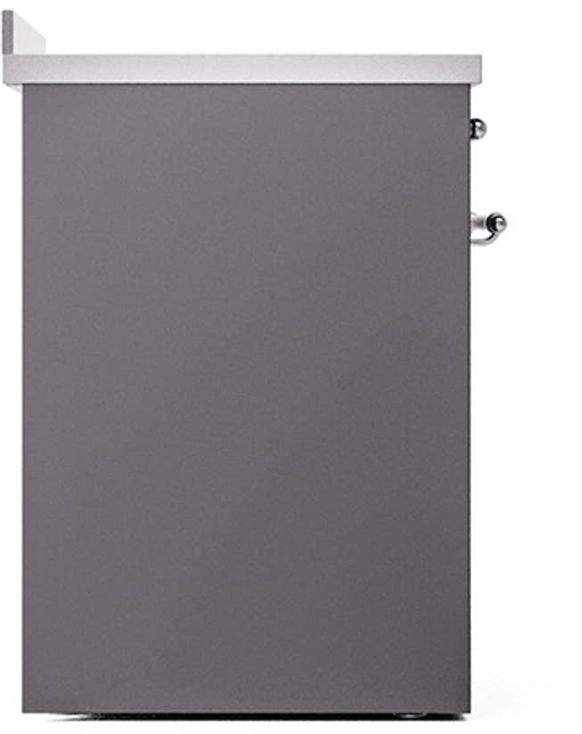 Ilve UNI304QNMPMGC Graphite Matte With Chrome Knobs