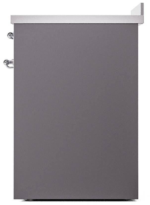 Ilve UNI304QNMPMGC Graphite Matte With Chrome Knobs