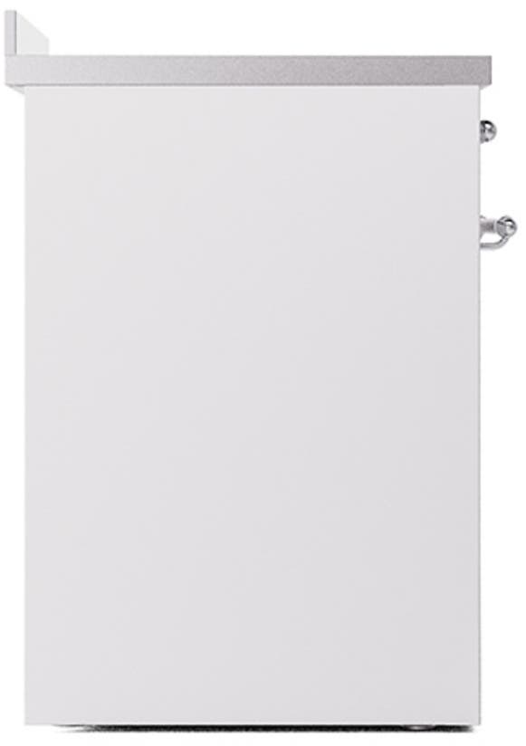 Ilve UNI304QNMPWHG White With Brass Knobs