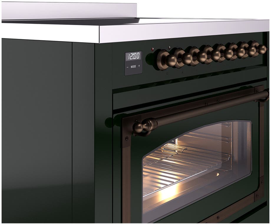 Ilve UNI366NMPEGB Emerald Green With Bronze Knobs