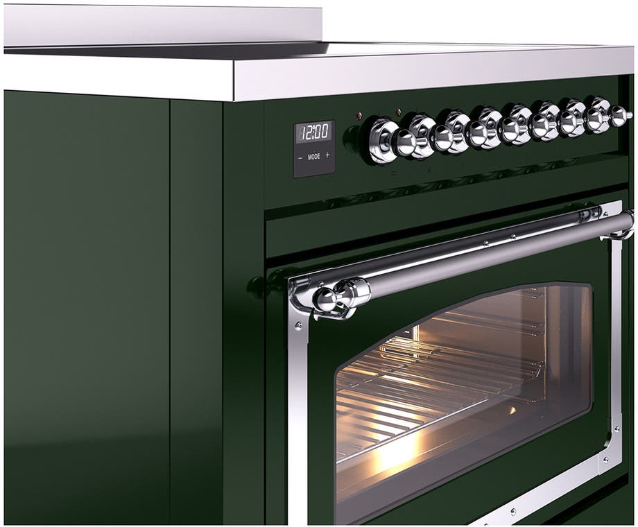 Ilve UNI366NMPEGC Emerald Green With Chrome Knobs