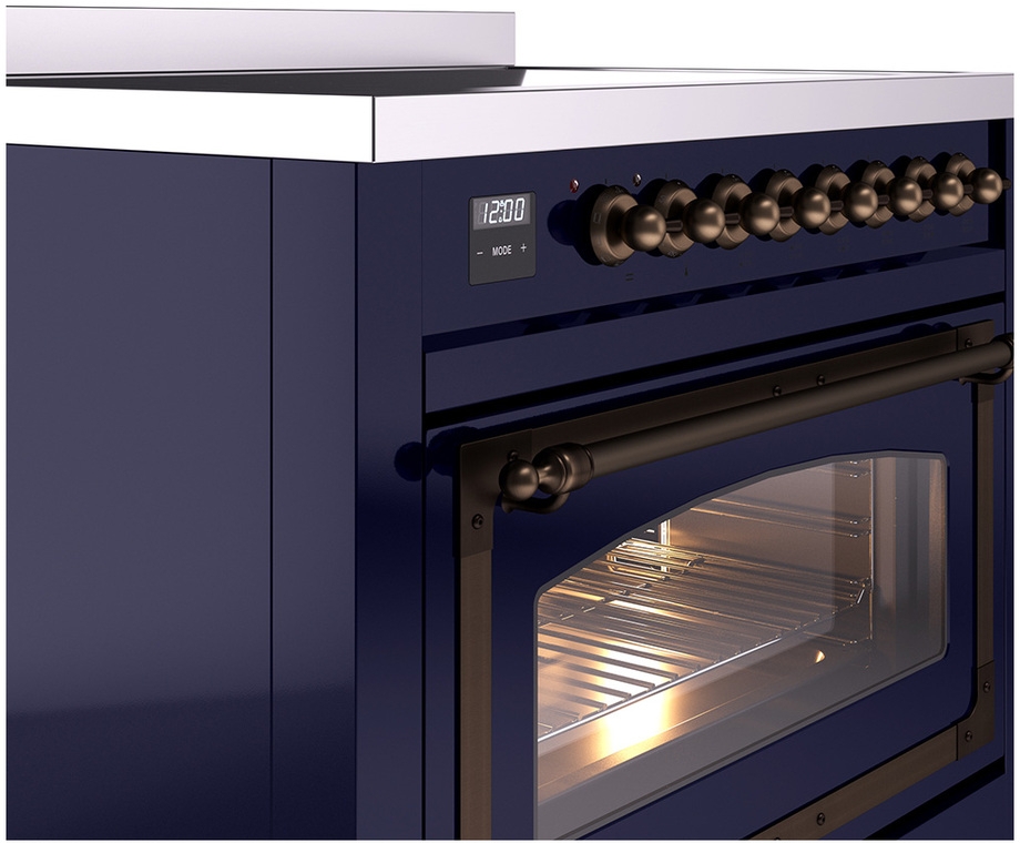 Ilve UNI366NMPMBB Midnight Blue With Bronze Knobs