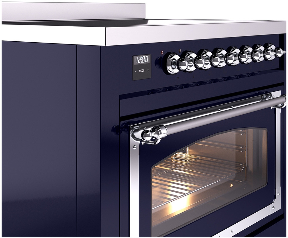 Ilve UNI366NMPMBC Midnight Blue With Chrome Knobs