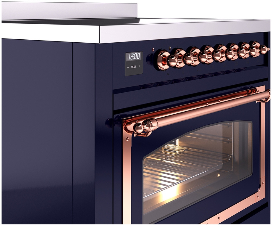 Ilve UNI366NMPMBP Midnight Blue With Copper Knobs