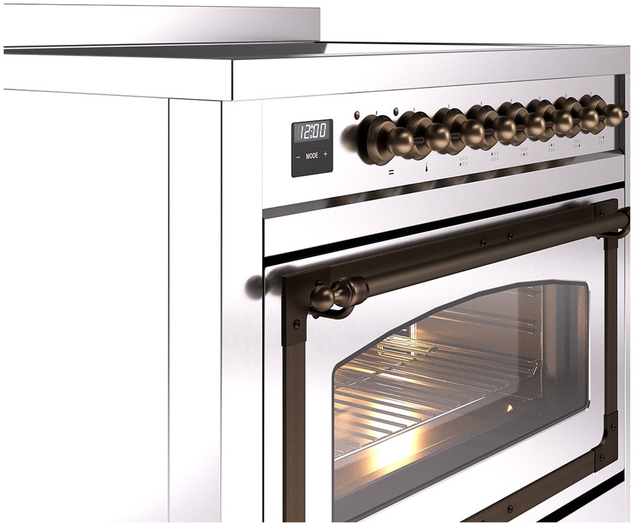 Ilve UNI366NMPSSB Stainless Steel With Bronze Knobs