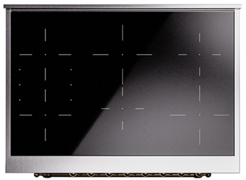 Ilve UNI366NMPSSB Stainless Steel With Bronze Knobs