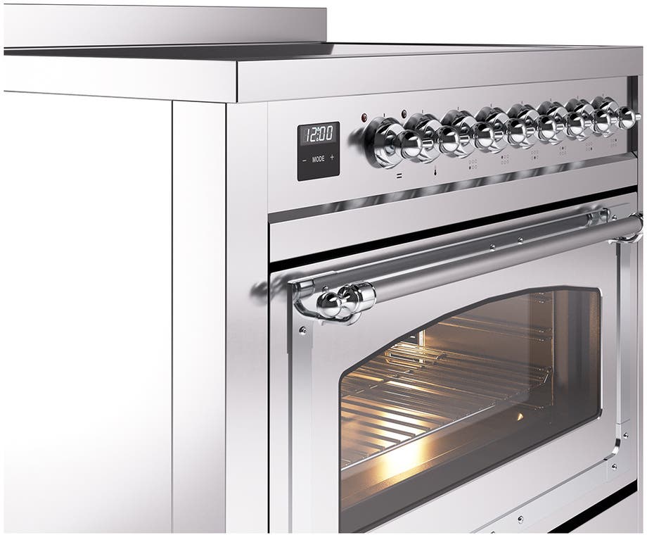 Ilve UNI366NMPSSC Stainless Steel With Chrome Knobs