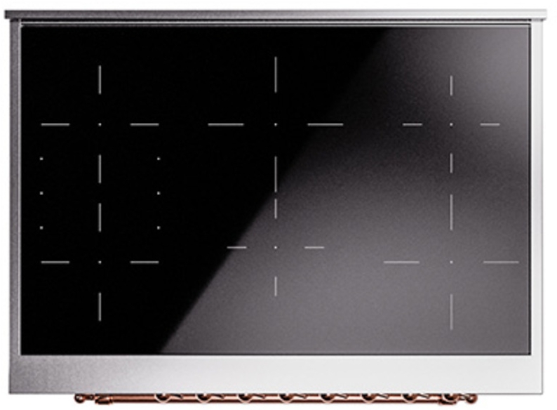 Ilve UNI366NMPSSP Stainless Steel With Copper Knobs