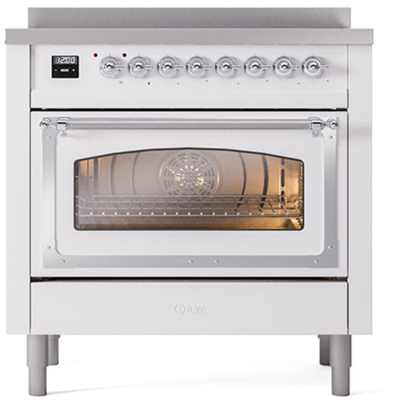 Ilve UNI366NMPWHC White With Chrome Knobs
