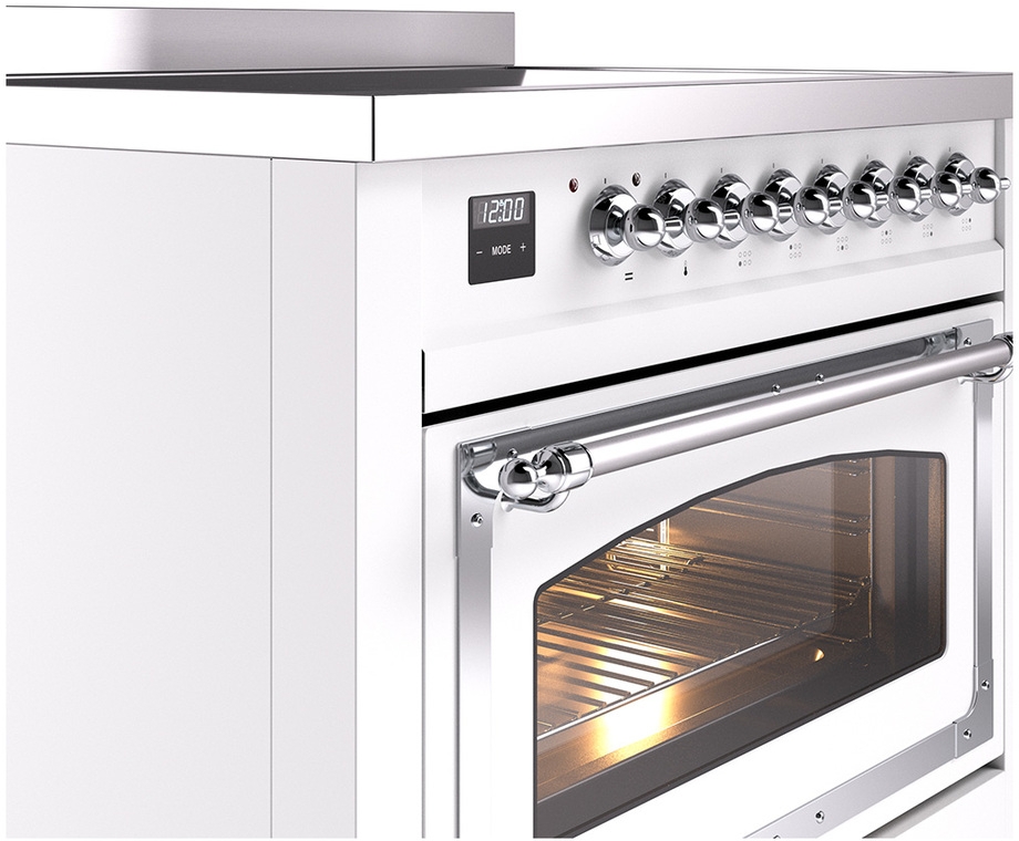 Ilve UNI366NMPWHC White With Chrome Knobs