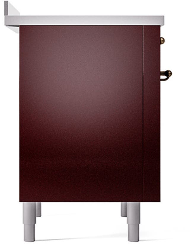 Ilve UNI366QNMPBUB Burgundy With Bronze Knobs