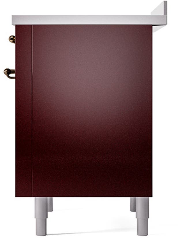 Ilve UNI366QNMPBUB Burgundy With Bronze Knobs