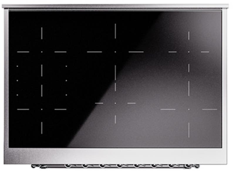 Ilve UNI366QNMPMGC Graphite Matte With Chrome Knobs