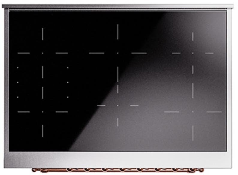 Ilve UNI366QNMPSSP Stainless Steel With Copper Knobs