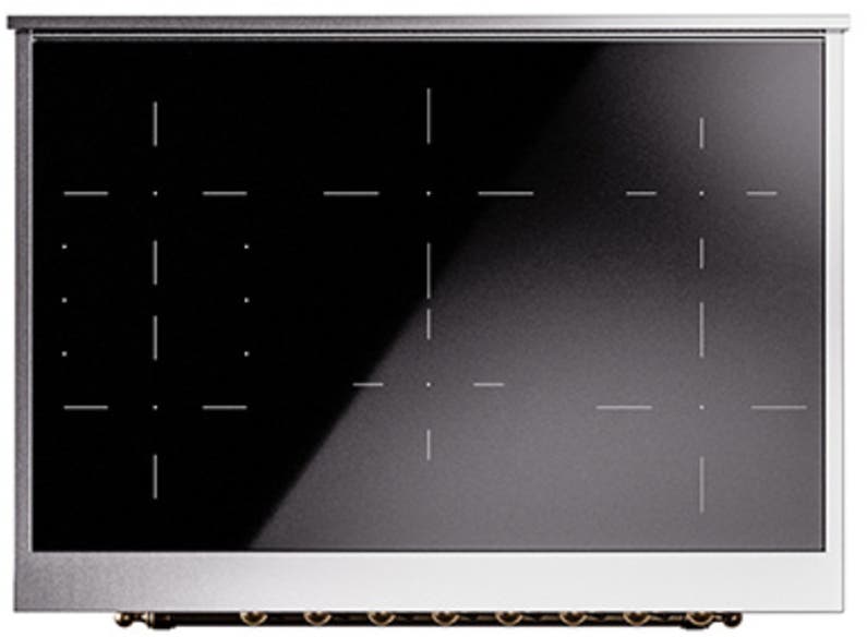 Ilve UNI366QNMPWHB White With Bronze Knobs