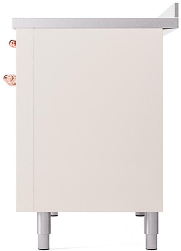 Ilve UNI486QNMPAWP Antique White With Copper Knobs