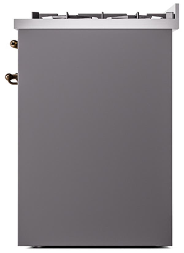 Ilve UP30NMPMGBLP Graphite Matte With Bronze Trim, Lp